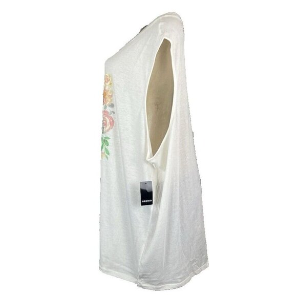 DreamWorks +4 Eggshell Shrek & Friends Graphic Crew Neckline Sleeveless Top - Picture 5 of 6